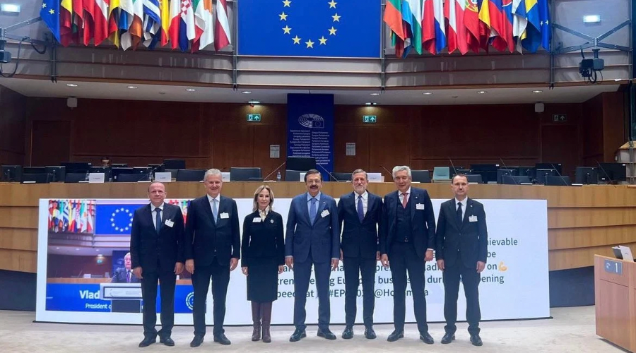 BTSO Başkanı Burkay, Brüksel’de Türk İş Dünyasını Temsil Etti