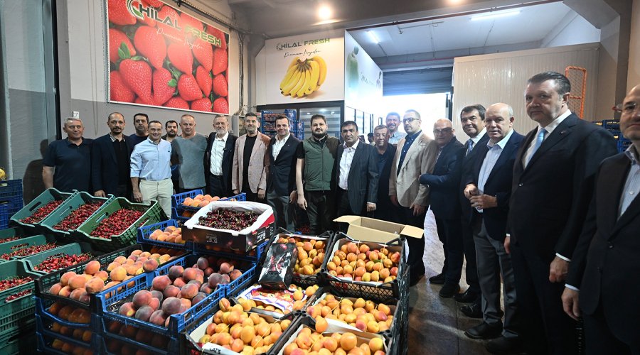 BTSO Başkanı İbrahim Burkay’dan Bursa Kent Hali’ne Ziyaret