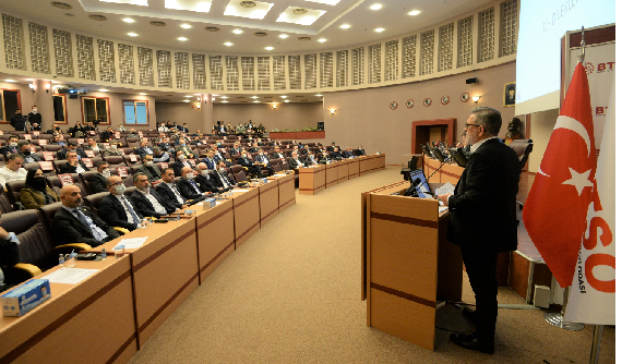 BTSO Şubat Ayı Meclis Toplantısı Fiziki Olarak Gerçekleştirildi