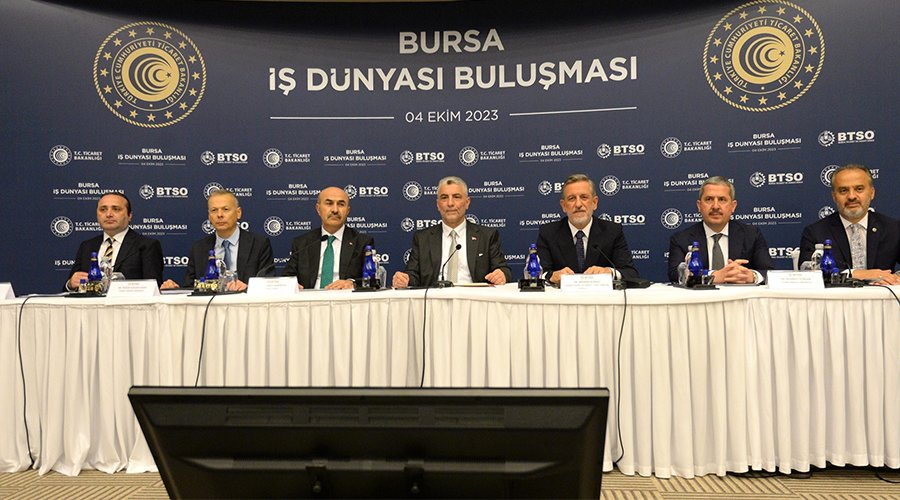 BTSO, Ticaret Bakanı Ömer Bolat’ı Bursa İş Dünyası İle Buluşturdu