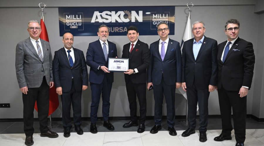 BTSO Yönetim Kurulu Başkanı İbrahim Burkay ASKON’un Konuğu Oldu