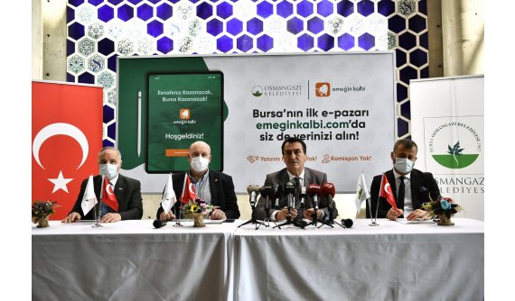 Bursa’nın İlk E-Pazarı Emeğin Kalbi Açılıyor