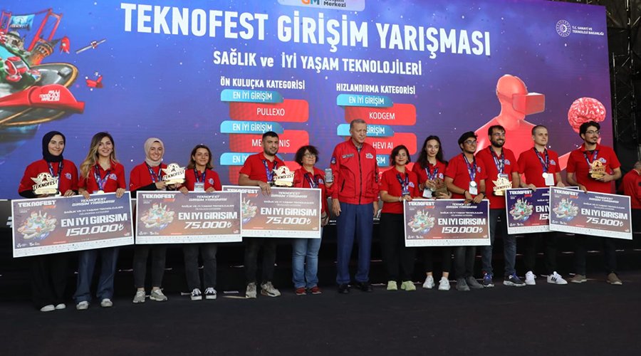 BUÜ'ye Teknofest'te 'En İyi Ön Kuluçka Girişimci Ödülü'